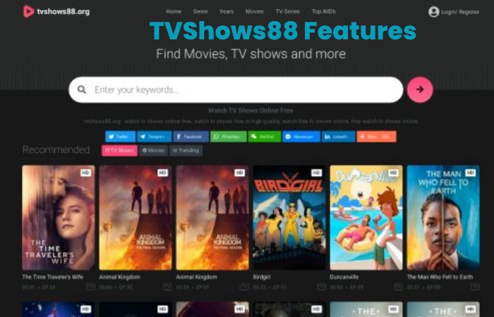 TVShows88 Features 