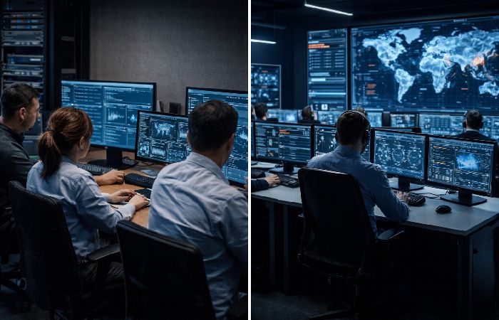 comparison of in-house security team and outsourced soc provider