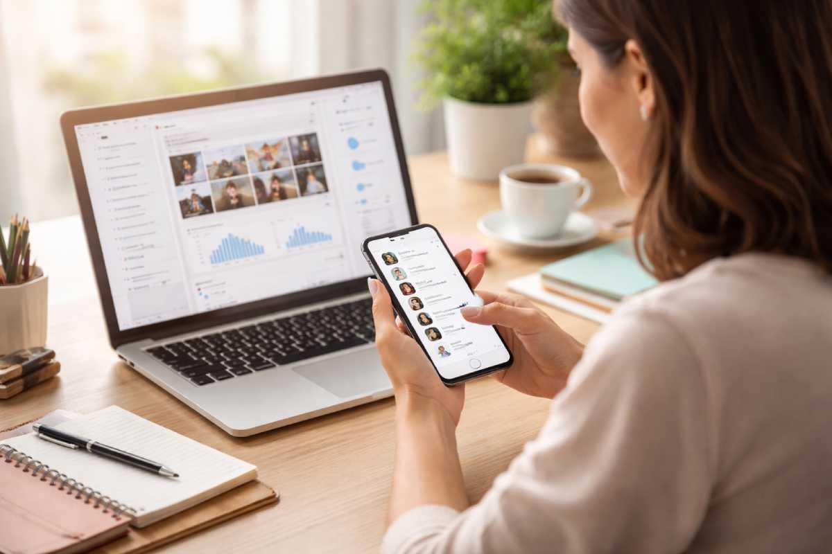 business owner using instagram to attract clients