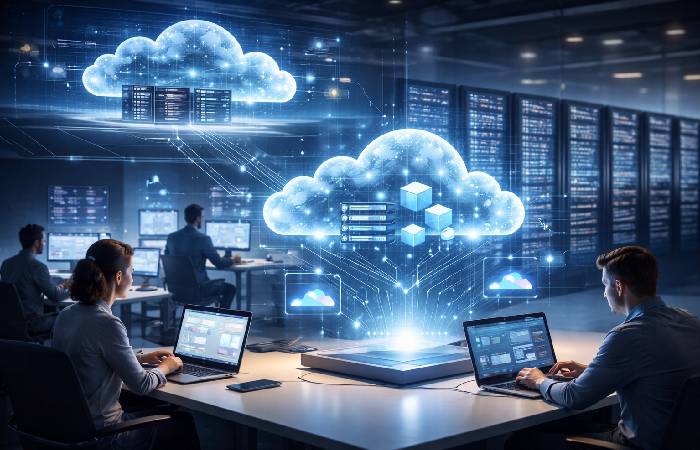 Visual representation of SaaS, PaaS, and IaaS cloud service models