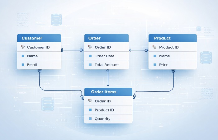 entity relationship diagram database example