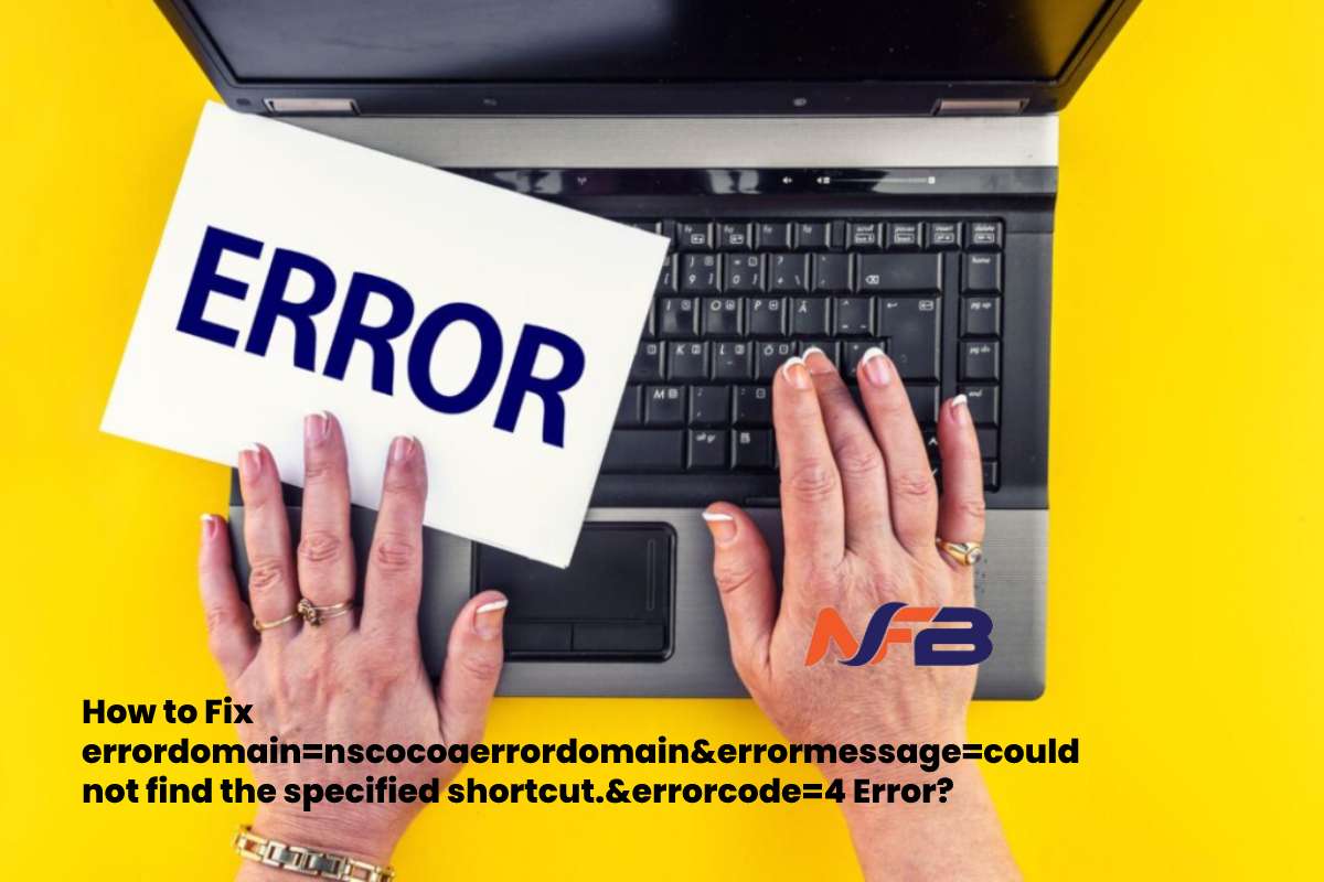 errordomain=nscocoaerrordomain&errormessage=could not find the specified shortcut.&errorcode=4