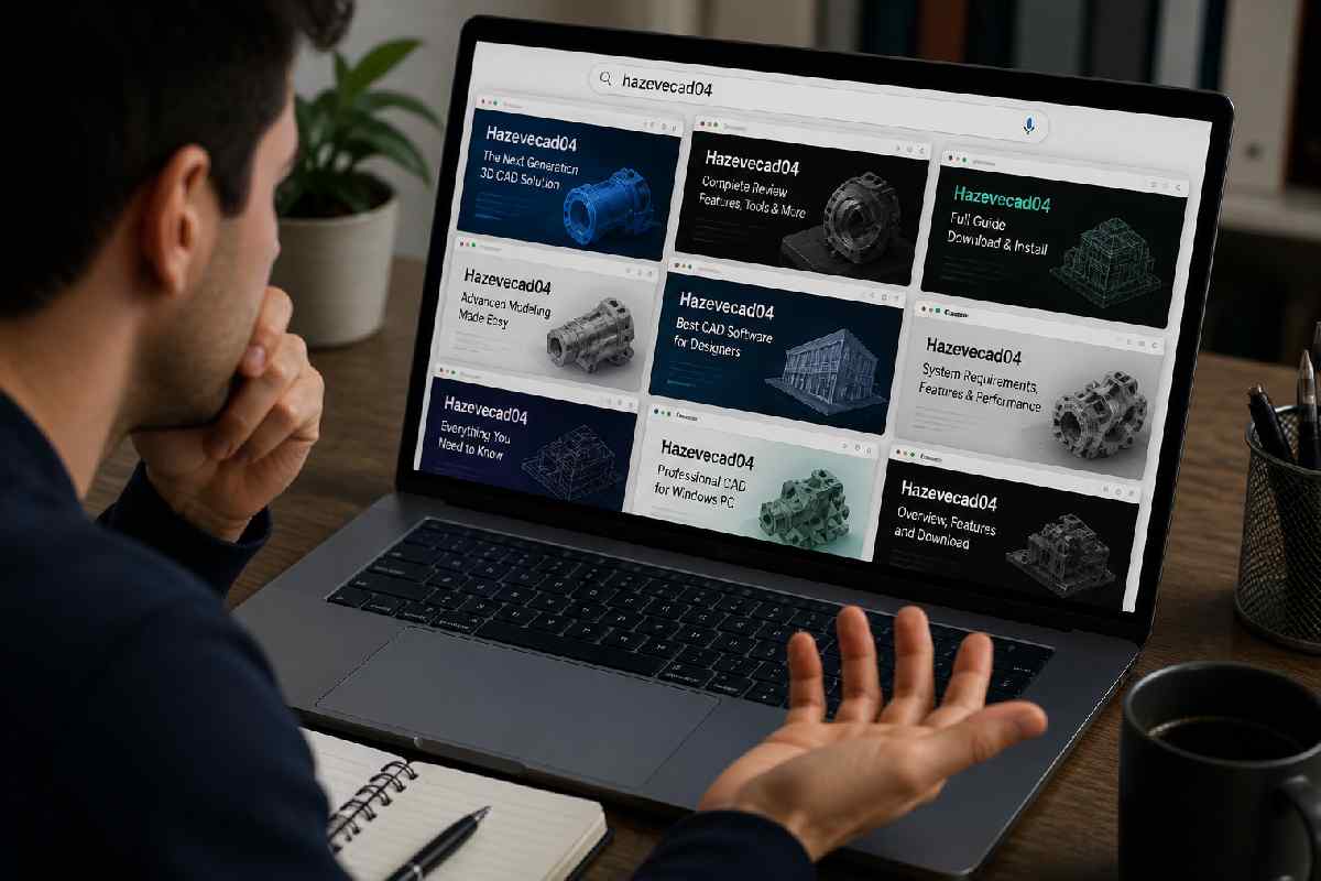 User searching online and finding confusing software results