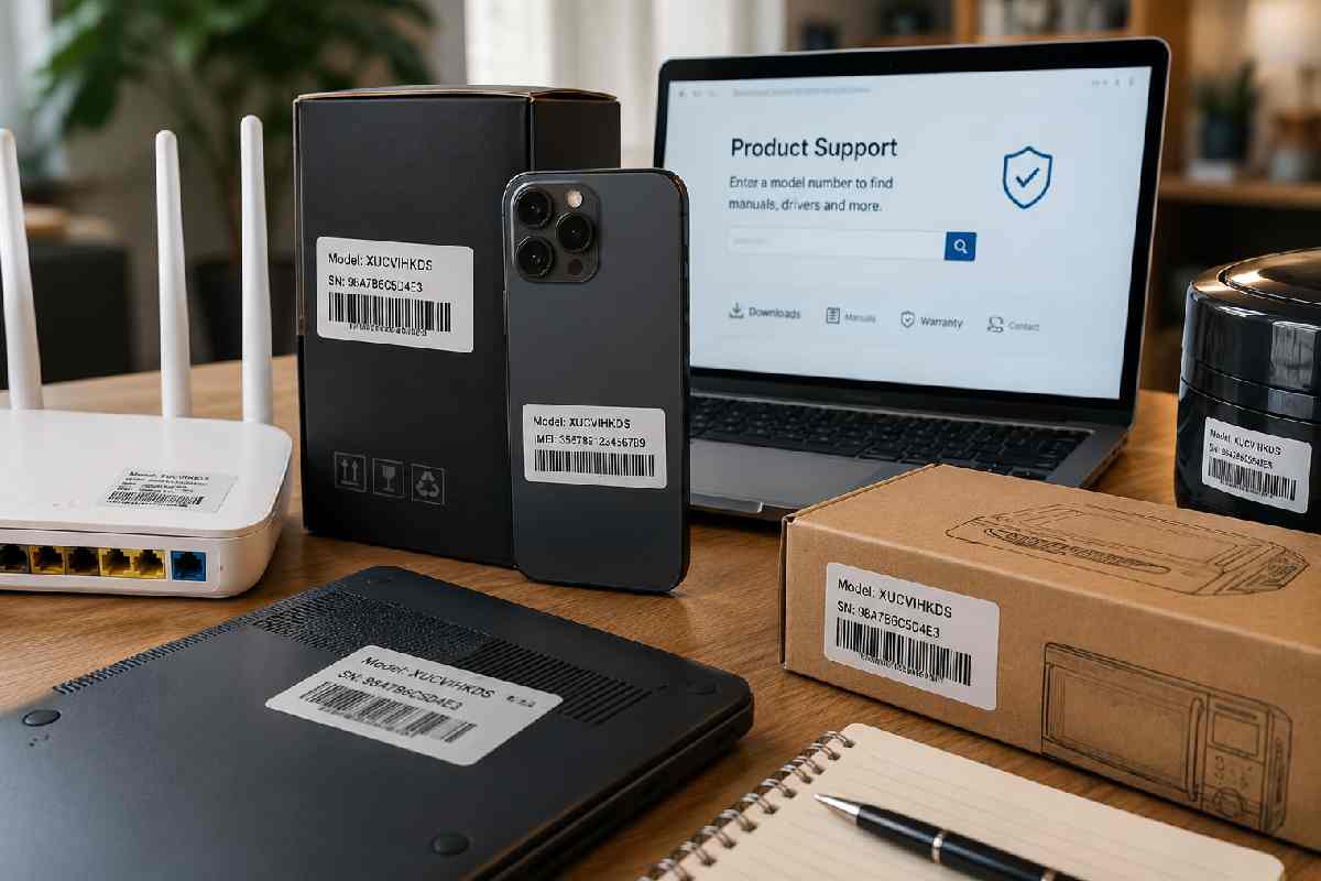 Device model number verification on consumer electronics
