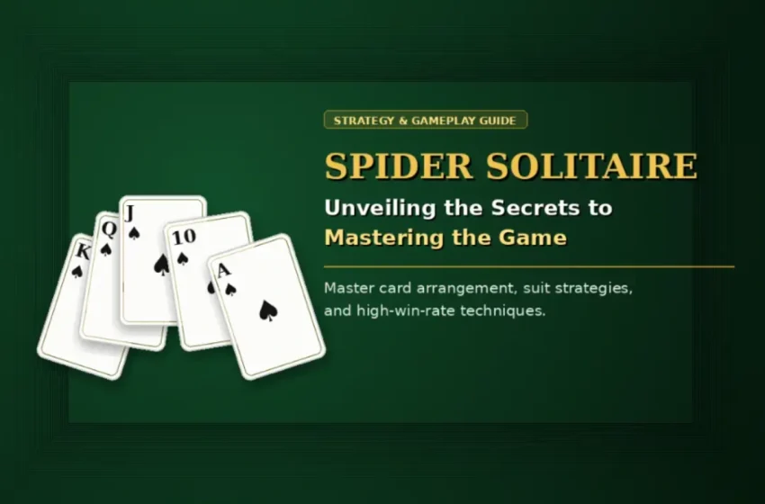  Spider Solitaire: Unveiling the Secrets to Mastering Game